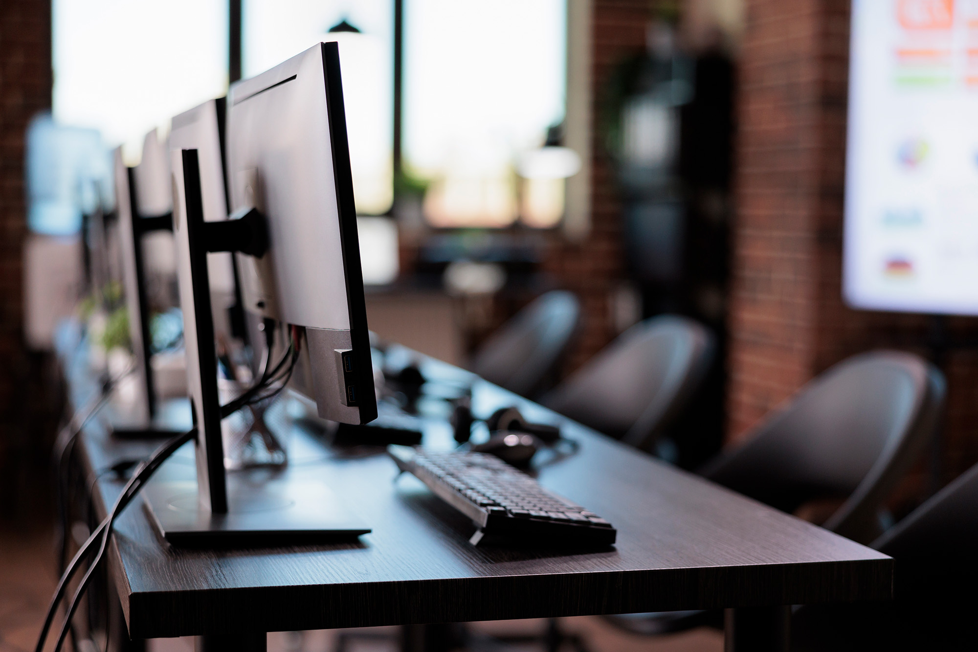 no-people-call-center-helpdesk-with-multiple-monitors-office-customer-service-client-support-telecommunication-nobody-working-telemarketing-assistance-with-helpline-contact